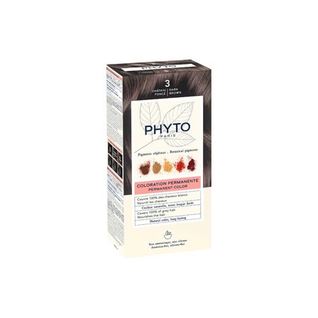 Phyto Phytocolor 3 Castano Scuro Colorazione Permanente Per