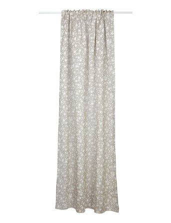 Noble House Curtain Saga Ln Flower - Beige - 130X240