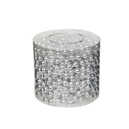 Adventskalender Sølv Plastperler Transparente Ornamenter til Juletre & Interiørdekorasjonsscene