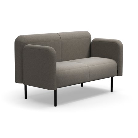 Sofa VARIETY, 2-Sitzer, Stoff Pod CS, taupe
