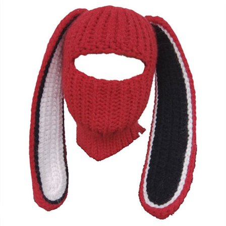 Strikkede vinterlue Strikke lue kanin lue Unik myk og varm Ha