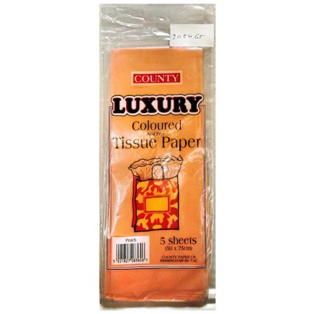 County Stationery Enfärgat silkespapper (5-pack) One Size Orange