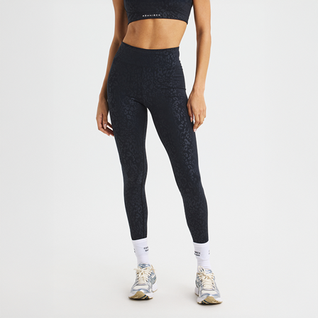 Röhnisch Leo Emboss Tights Sort