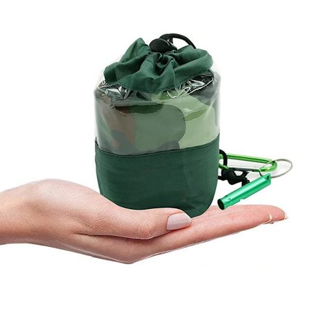 Nødsovepose for overlevelse utendørs, dobbel, fargerik med fløyte og spenne