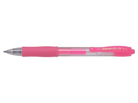 PILOT Gelpenna G-2 0,7 Neon Rosa - Lyreco - Kontorsmaterial - Pennor - Gelpennor