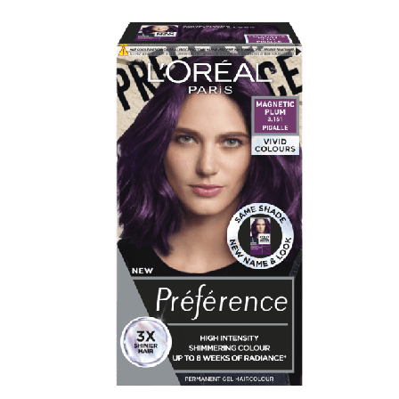 L'Oréal Paris Préférence Vivid Colors Hårfärg Unisex Lila 1 ST