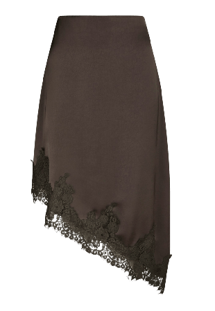 Neo Noir Fiora Lace Skirt Kjolar Dam Brun 34