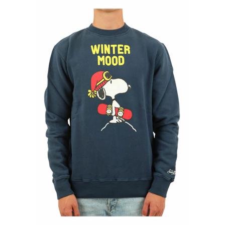 Saint Barth, Sweatshirts Blauw, Heren, Maat:L