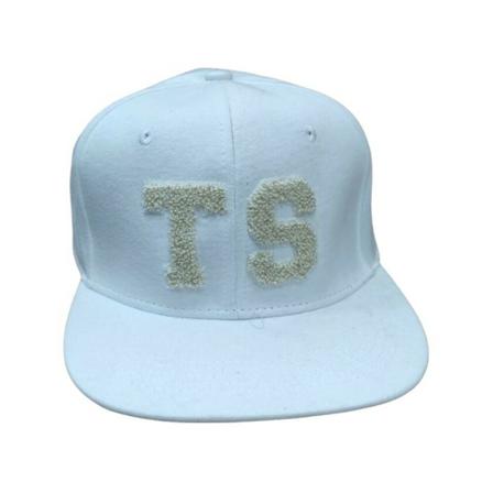 Twinset, Baseball hat with embroidered logo in front Niebieski, Kobieta, Rozmiar: ONE Size