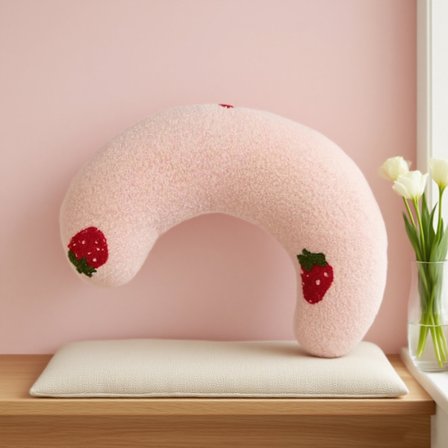 U-formad valpkudde - Kattkudde Mjuk hundbädd Kudde Mjuk husdjurskudde för katt