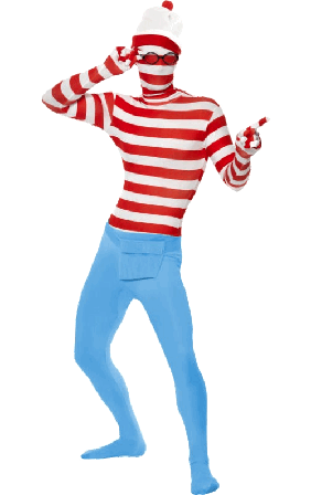 Second Skin Where's Wally? Naamiaisasu L