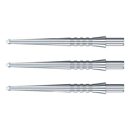 Red Dragon Darts Re-Point Silver Raptor GT 32mm: Steel Tip Darts, Replacement Points, 3pcs, Professional, Accessories, Flights, Shafts