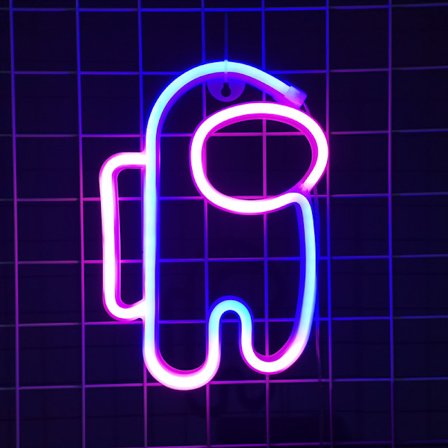 Alien Neon-skilt Astronaut Neon-lys med USB eller batteridrift