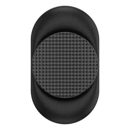 Popsockets Pocketable Knurled Black Avtagbart Grip Med Ställfunk