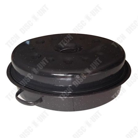 Gryta - TEKNIKRABATT - TD - Emaljerad stål - 34 cm - Non-stick - Kompatibel med traditionell ugn
