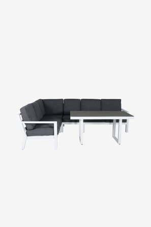 Venture Home - Loungesett Barcelona - Hvit - Loungemøbler - Fra Homeroom