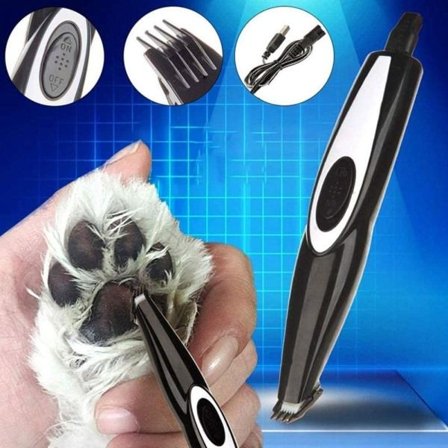 Electric Pet Clipper USB Rechargeable Cordless Small Hair Trimmer for Dogs Cats Paws Ears Eyes Face Hair Care