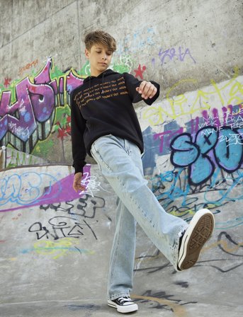 Hound Extra Wide Jeans - Blue - 16Y/29