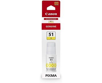 Canon GI-51 Y Yellow Ink Bottle - Gult påfyllnadsbläck Canon GI-51 Y