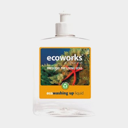 Dispenser per sapone Ecoworks Marine ECO Washing-Up Bottle, contenitore vuoto, capacità 500 ml