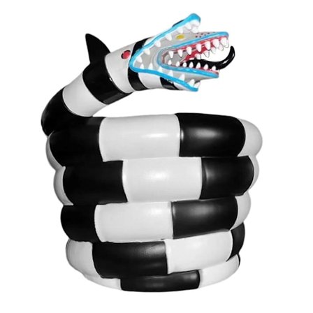 Beetlejuices Sandworm Popcornhink - Rolig Horror Popcorn Skål - Klassisk Sandworm Design - Samlarobjekt för Barn och Vuxna