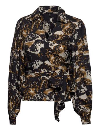 Printed Wrap-Over Top Patterned Scotch & Soda