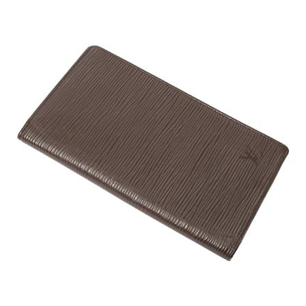 Louis Vuitton Vintage, Pre-owned Long Wallet (6 slots) Bruin, Dames, Maat:ONE Size