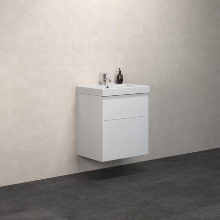 Dansani Luna Menuet Kommodpaket 61 cm Vit högglans, Badrum