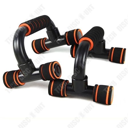 TD H-formad push-up-stöd Tvåfärgad bomullsärm I-formad ram push-up träning bröstmuskel push-up enhet