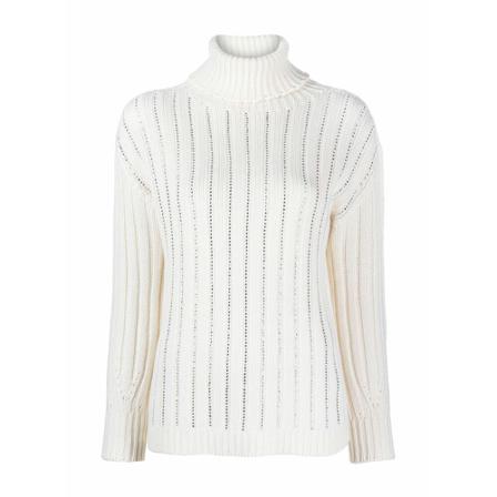 Ermanno Scervino Turtlenecks Hvid, Dame Rullekraver