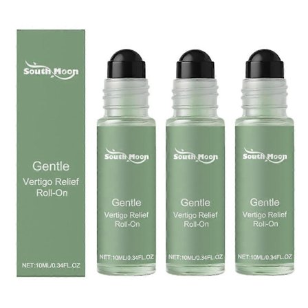Högkvalitativ 1-3x Anti-Yrsel Roll-On, Vertigo Ease Roller 10ml, Naturliga & Snabbt Verkande Eteriska Oljor för Stöd mot Yrsel och Svindel