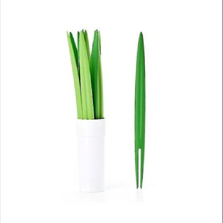 Køkkenredskaber og Frugtgafler, Sundhed og Hygiejne (grøn, 2 sæt)