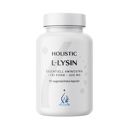 Separate Aminosyrer Holistic L-lysin 500 mg 90 vegetabilske kapsler - Bodyman.dk