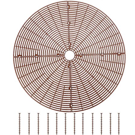 Plantepotte Jordbeskyttelsesdeksel - Avviser katter fra planter - Beskytter innendørsplanter Brun 52cm