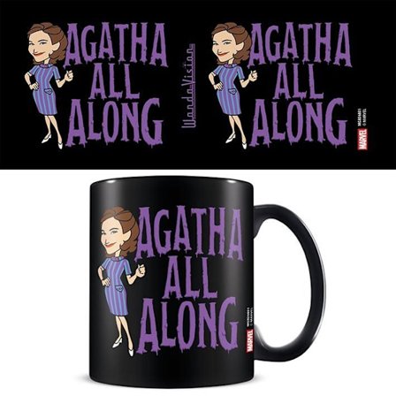 WandaVision All Along Agatha Mug En Storlek Svart/Lila