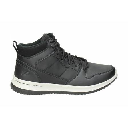 Skechers, Lace up Boots Zwart, Heren, Maat:45 EU