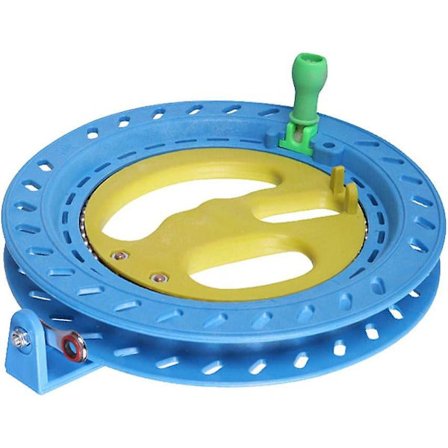 Leijalangan rulla, leijalangan siimapyörä, kannettava muovinen leijalangan käämityspyörä, lentävä käsijarru, leijatarvikkeet - 16 cm