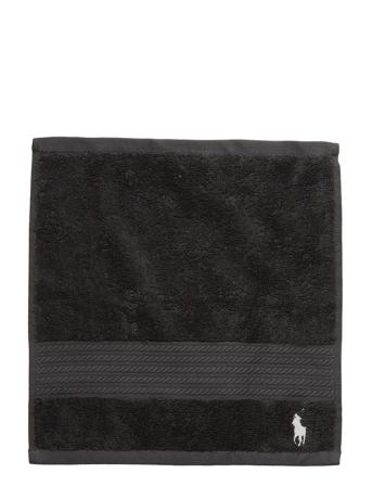 Player Wash Towel Home Textiles Bathroom Textiles Towels & Bath Towels Face Towels Svart Ralph Lauren Home