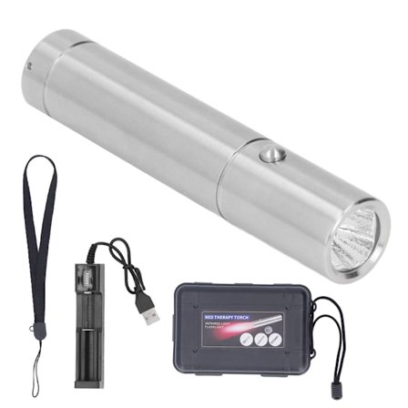 LED Infrarød Lys Lommelygte Rød Terapi Lommelygte Led Smertelindring 630 660 850nm