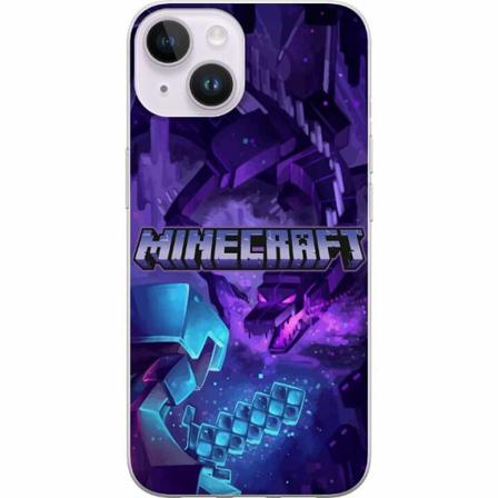 Apple Iphone 14 Mjukt Skal - Minecraft