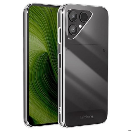 Kuori - ILMOITA - Fairphone 6 - Pehmeä Silikoni - Kirkas - Iskuvaimennus