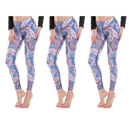 Pastel Paisley Yoga Leggings