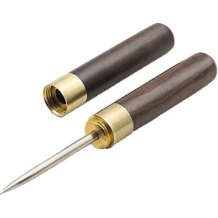 Jääpiikit jään rikkomiseen. Valmistettu laadukkaasta mäntypuusta ja elintarvikelaatuisesta ruostumattomasta teräksestä