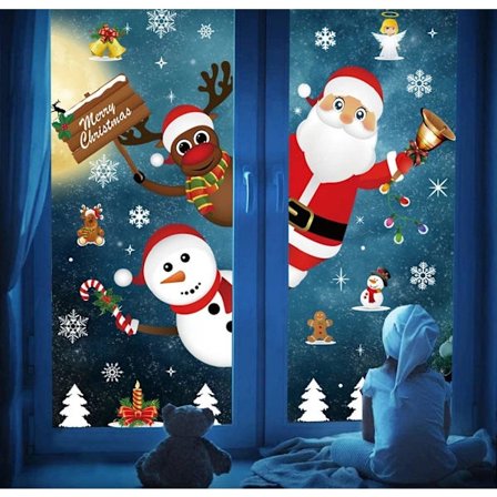 Jul Snøfnugg Vindusdekorasjoner Juledekorasjoner Vindusdekorasjoner Jul Vindusdekorasjoner Jul