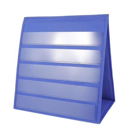 30,5x33cm Työpöytätaskukartta Itsestään seisova pöytäkorttien laatikko Lausettaulujen säilytysteline 20 kpl valkoisia kortteja Koko pieni (valkoinen) 