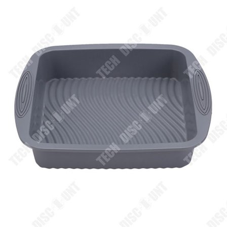 Kageform - TECH DISCOUNT - Rektangulær - Fødevare-silikone - 26x25.5x5cm - Non-stick