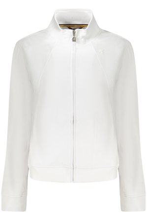 K-way Felpa Con Zip Donna Bianco