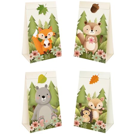 Skogens Vänner - Godispåsar 4-Pack - Kalaslagret.se