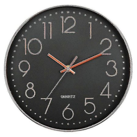 Tyst Väggklocka 12 Tum Kök Klocka Kvarts Batteridriven Rund Modern Heminredning Klocka db