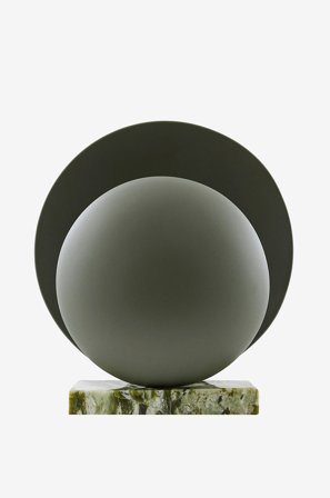 Globen Lighting - Bordlampe Orbit Mokka/brun marmor - Grønn - Bordlamper - Fra Homeroom